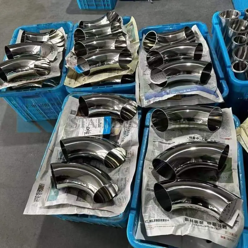 DIN 11852 90°焊接短弯头1.5D