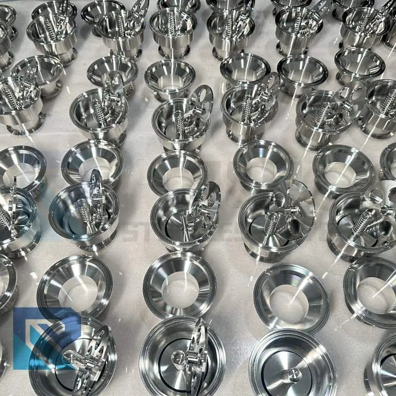 卫生不锈钢夹止回阀